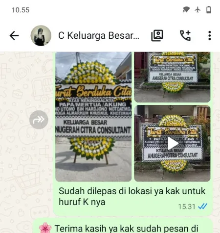 Pengiriman Papan Bunga Duka Jalan Thamrin Jakarta