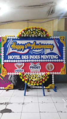 Papan Bunga di Jalan Thamrin Jakarta