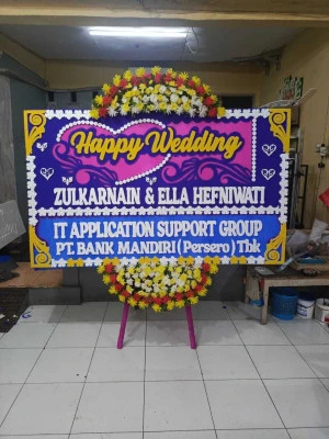 Papan Bunga di Jalan Thamrin Jakarta